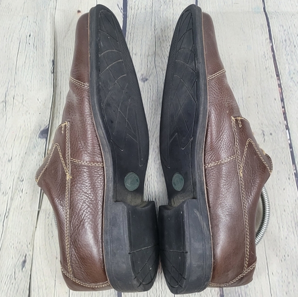 SANDRO | 9103 leather laceup split cap toe derby loafer shoes - Picture 3 of 11